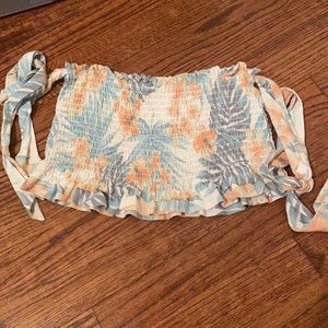 Ocean drive tropical tube top